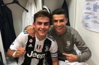 Ini Momen Dybala Dicium Ronaldo Usai Bawa Juventus Menang atas Inter