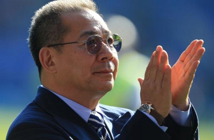 Presiden Leicester City,  Vichai Srivaddhanaprabha dipastikan tewas dalam musibah kecelakaan helikopter yang terjadi di dekat Stadion King Power, Sabtu (27/10/2018). [LINDSEY PARNABY / AFP]