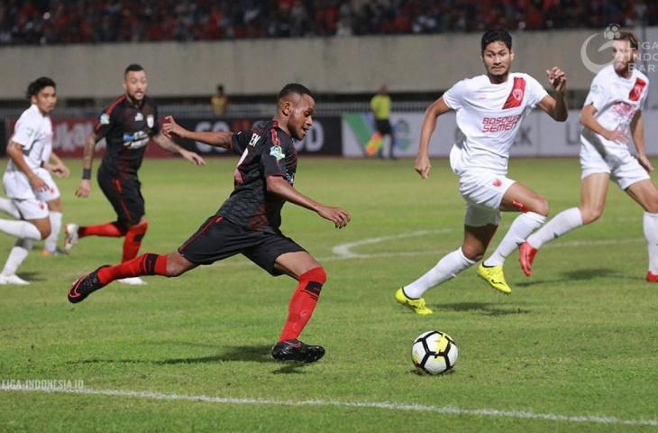 PSM Makassar sukses menggulung tamunya Persipura Jayapura dengan skor 4-2 dalam lanjutan Liga 1 2018 pekan ke-29, Minggu (4/11/2018). [liga-indonesia.id]