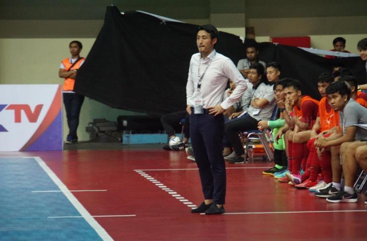 Pelatih Timnas Futsal Indonesia, Kensuke Takahashi (Stephanus Aranditio/www.mxkc.sbs)