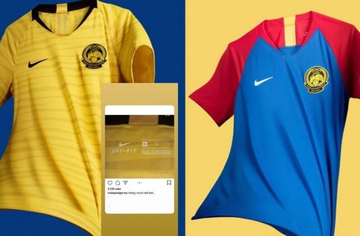 Jersey Timnas Malaysia buatan Indonesia (Sumber: foxsportsasia.com)