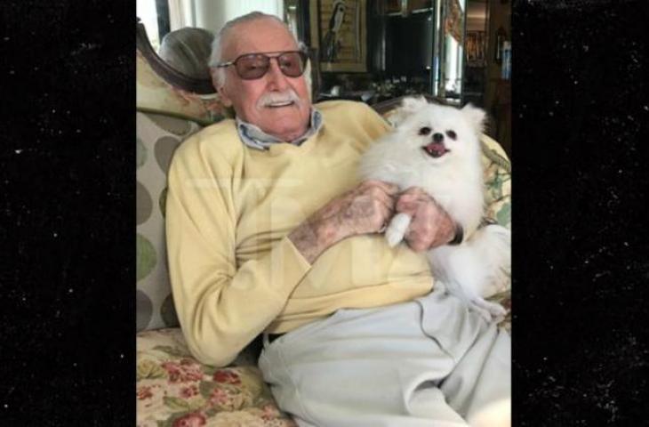 Stan Lee bersama Charlotte. (Dok. Keya Morgan/TMZ).