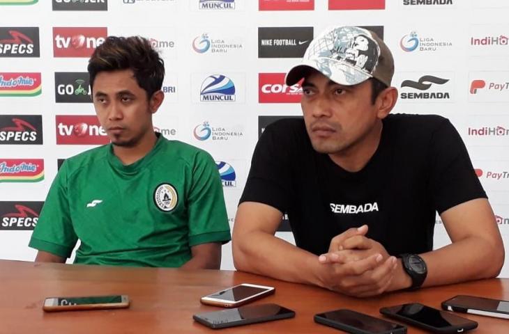 Pelatih PSS Sleman, Seto Nurdiantoro. (Irwan Febri Rialdi/www.mxkc.sbs)