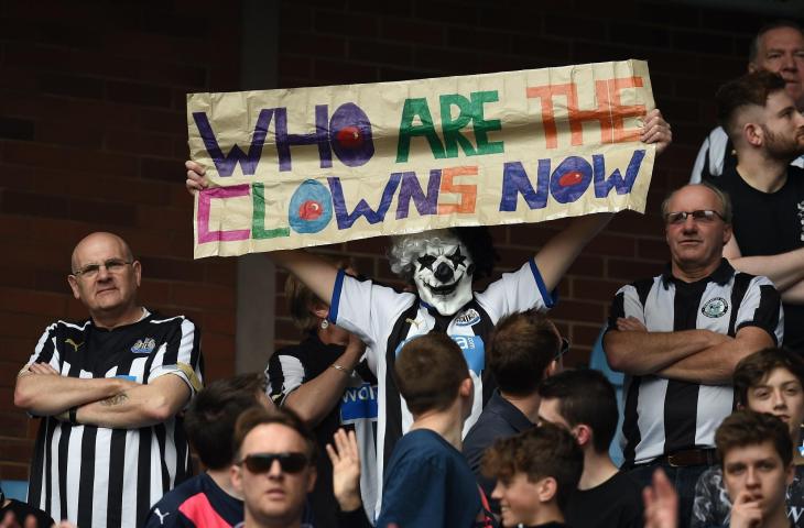 Suporter Newcastle United (AFP)