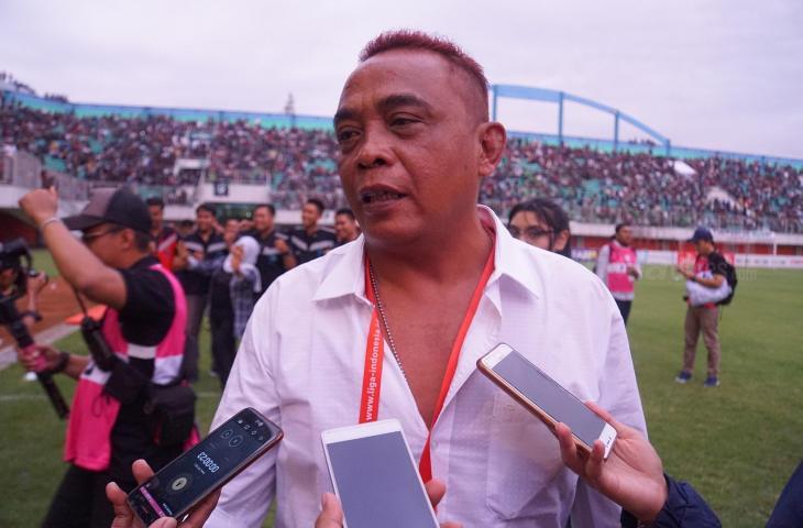 Manajer PSS Sleman, Sismantoro (Stephanus Aranditio/www.mxkc.sbs)