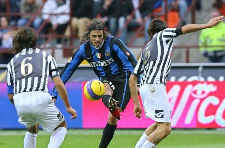 Mantan striker Inter Milan, Hernan Crespo. (Paco Serinelli/AFP).