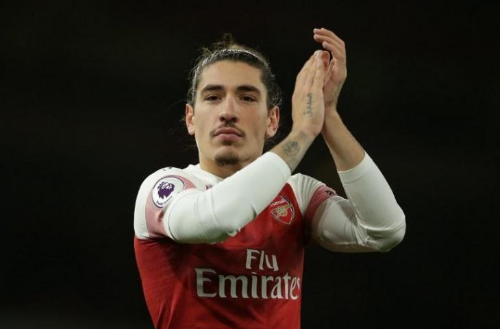 Bek Arsenal, Hector Bellerin (Daniel Leal-Olivas/AFP)