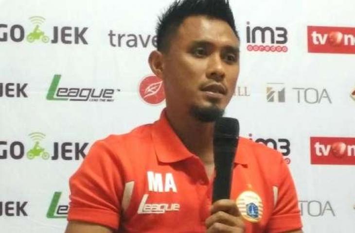 Bek Persija Jakarta, Maman Abdurrahman. [Suara.com/Adie Prasetyo]