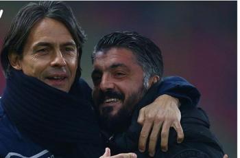 Obrolan Lucu Inzhagi dan Gattuso Usai Laga Bologna vs AC Milan