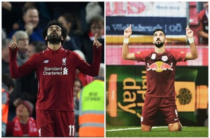 Persamaan Mohamed Salah dan Moanes Dabour (AFP dan Instagram)