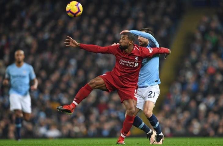 Gelandang Liverpool, Georginio Wijnaldum. (Paul Ellis/AFP).