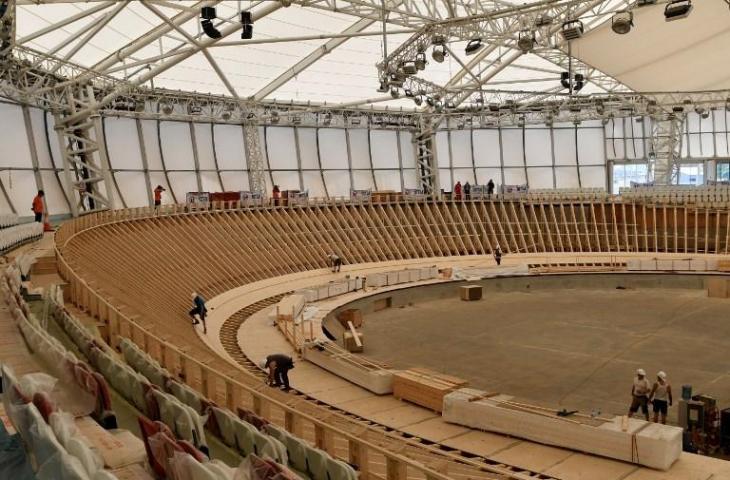 Arena Velodrome International Jakarta. [GOH CHAI HIN / AFP]