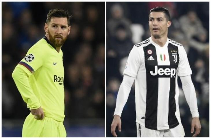 Kolase foto Lionel Messi dan Cristiano Ronaldo (AFP)