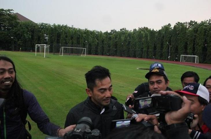 Pelatih PSS Sleman, Seo Nurdiantoro. (www.mxkc.sbs/Irwan Febri Rialdi).