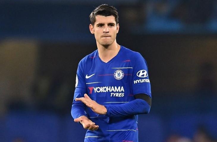 Penyerang Chelsea, Alvaro Morata (Glyn Kirk/AFP)