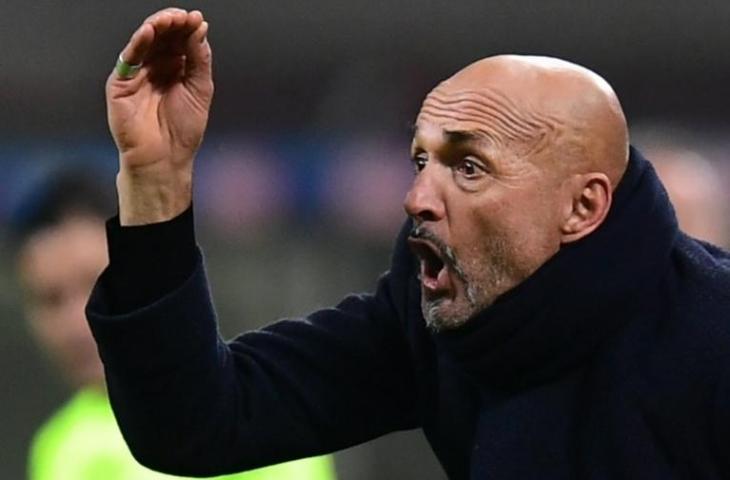 Pelatih Napoli, Luciano Spalletti. (Miguel Medina/AFP).