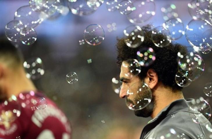 Penyerang Liverpool, Mohamed Salah (Glyn Kirk/AFP)