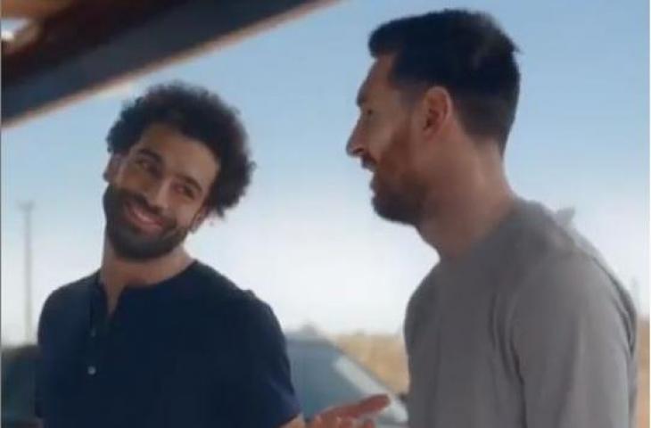 Mohamed Salah dan Lionel Messi.