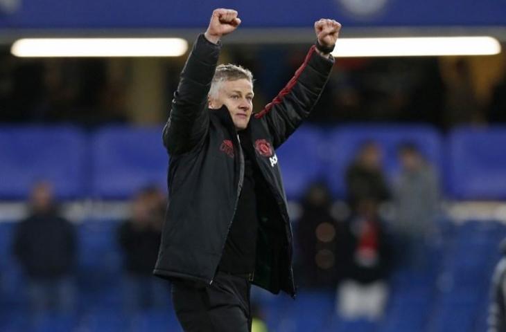 Pelatih sementara Manchester United, Ole Gunnar Solskjaer. (Ian Kington/AFP)