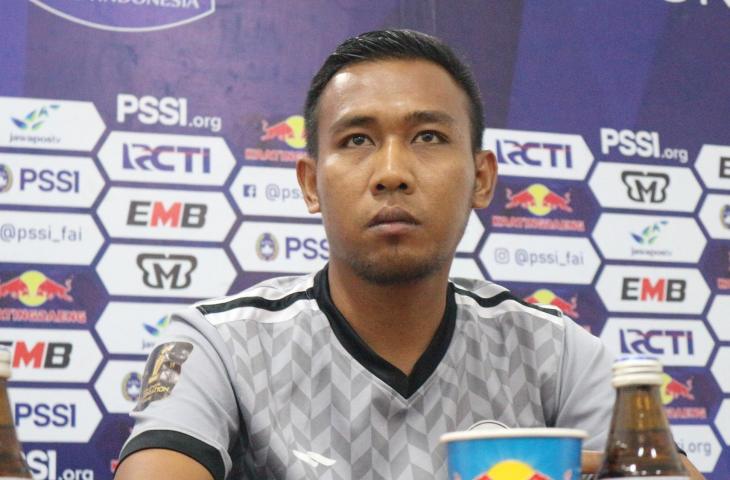 Pelatih fisik PSS Sleman, Asep Ardiansyah. (www.mxkc.sbs/Irwan Febri Rialdi).