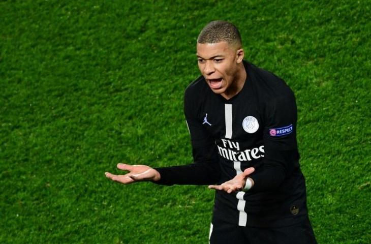 Penyerang Paris Saint-Germain, Kylian Mbappe (Martin Bureau/AFP)