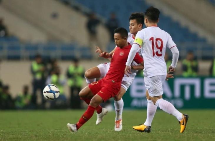 Sani Rizki pada pertandingan melawan Vietnam. (Dok. PSSI)