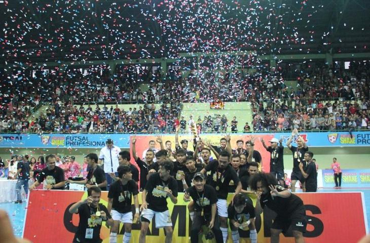 Vamos Mataram juara Pro Futsal League 2019. (www.mxkc.sbs/Irwan Febri Rialdi).