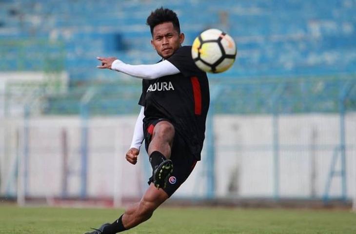 Winger Madura United, Andik Vermansah dipastikan bisa turun saat laga menghadapi Persebaya Surabaya pada babak semifinal Piala Presiden 2019 besok sore, Rabu (3/4/2019). [maduraunitedfc.com] 