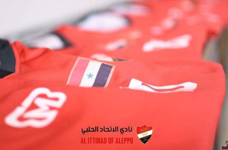 MBB Apparel digunakan oleh Al-Ittihad Aleppo dari Suriah. (Dok. Al-Ittihad Aleppo)