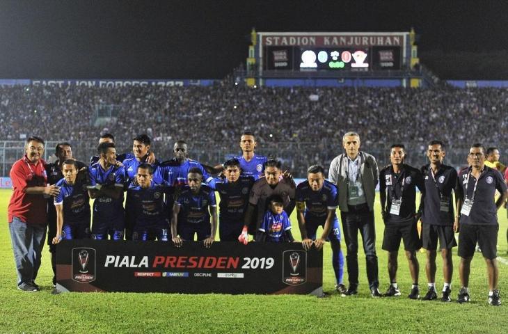 Skuat Arema FC di Piala Presiden 2019 (Dok: pssi.org)