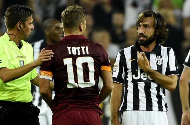 Francesco Totti semasa masih menjadi sepak bola. (Olivier Morin/AFP).