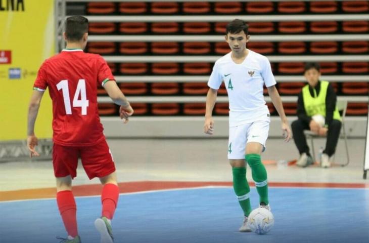 Timnas Futsal Indonesia U-20 kalahkan Iran di matcday ketiga Turnamen CTFA U-20 Futsal Invitation 2019. Skuat Garuda Muda kalahkan peringkat tiga dunia futsal itu dengan skor 3-1. [@futsal_idn /Instagram]