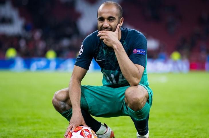 Lucas Moura usai menjadi pahlawan kemenangan Tottenham atas Ajax. (Dok. UEFA)