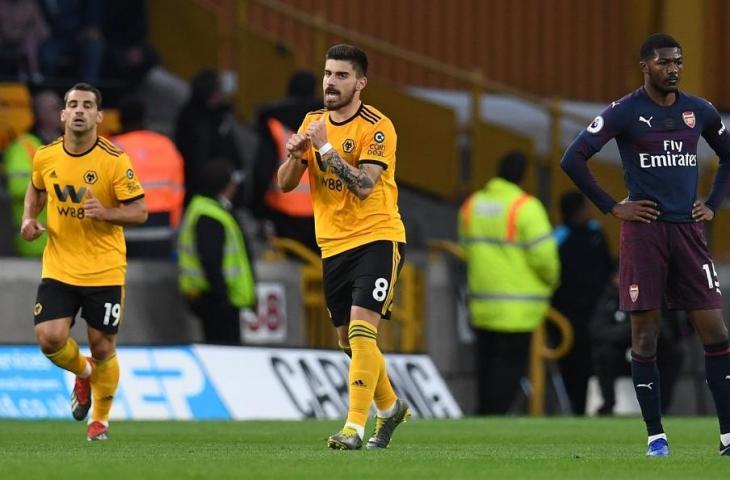 Gelandang Wolverhampton Wanderers, Ruben Neves (PAUL ELLIS / AFP)