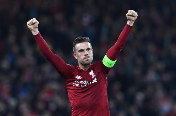 Kapten Liverpool, Jordan Henderson. (Paul Ellis/AFP).