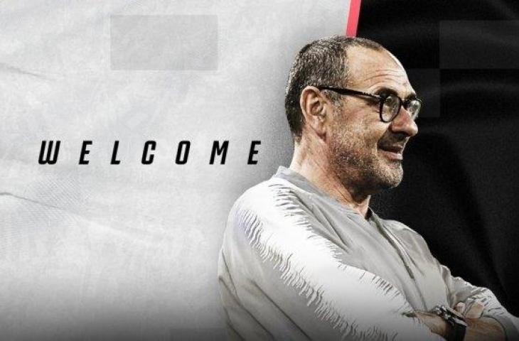 Pelatih anyar Juventus, Maurizio Sarri. (Twitter/@juventusfc)