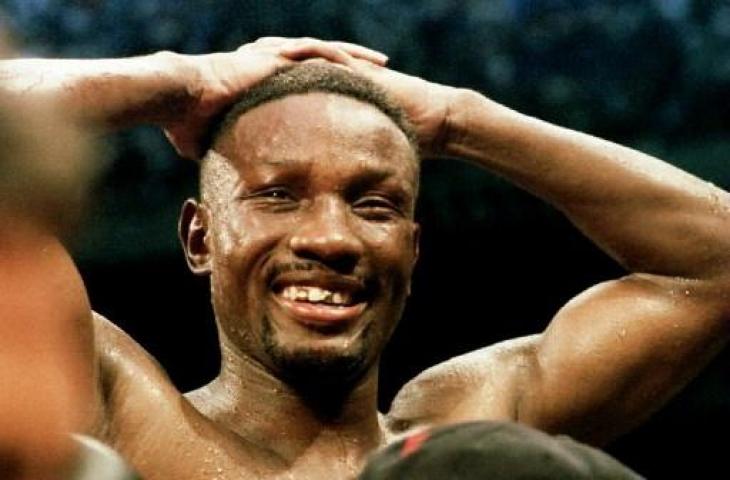 Legenda tinju asal Amerika Serikat, Pernell Whitaker. (BOB DAEMMRICH / AFP)