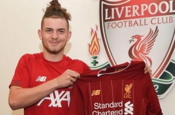 Winger anyar Liverpool, Harvey Elliott. [Laman resmi Liverpool]