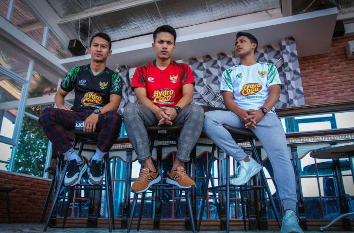 Timnas Futsal Indonesia gunakan jersey buatan DJ Sport saat uji coba di Thailand. (Dok. DJ Sport).