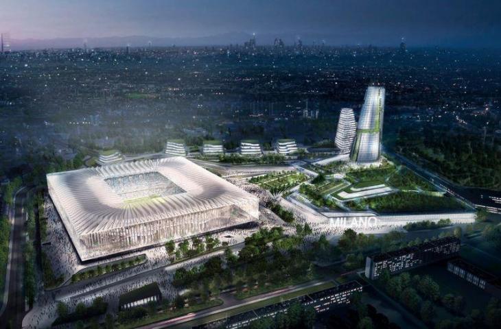 Desain stadion baru Inter Milan dan AC Milan karya Populous. (Twitter/@marifcinter)