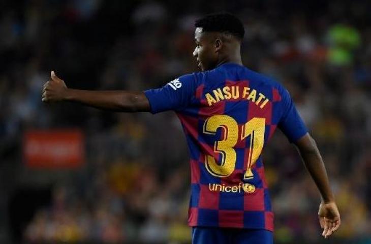 Wonderkid Barcelona, Ansu Fati. (Lluis Gene/AFP).