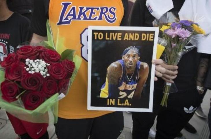 Kobe Bryant meninggal dunia. (Mark Ralston/AFP).