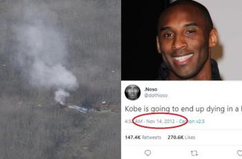 Viral, Kematian Kobe Bryant Telah Diramal Akun Twitter Ini Sejak 2012 Silam