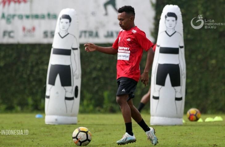 Gelandang Persipura Jayapura, Todd Rivaldo. (Dok. LIB).