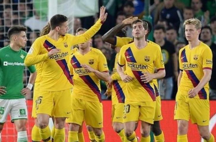 Barcelona susah payah mengalahkan Real Betis 2-3. (Foto: AFP)