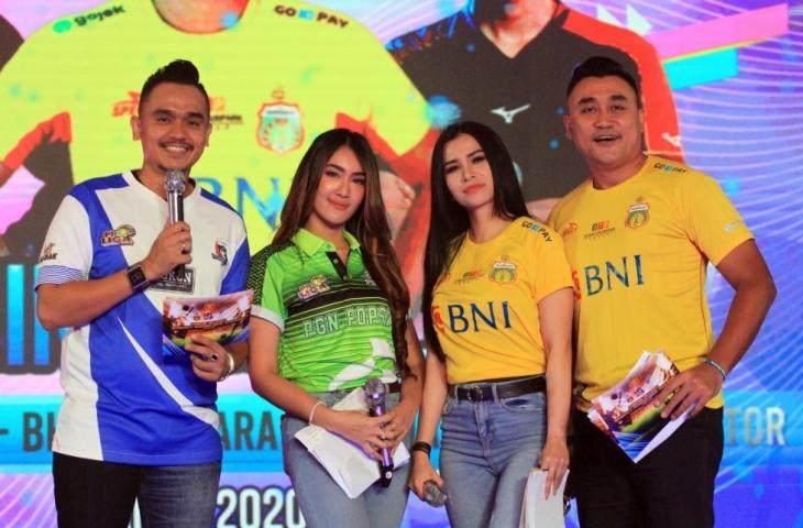 Perkenalan tim dan jersey Bhayangkara FC diselenggarakan di Auditorium Perguruan Tinggi Ilmu Kepolisian (PTIK), Senin (24/2/2020). (Dok. Bhayangkara FC)