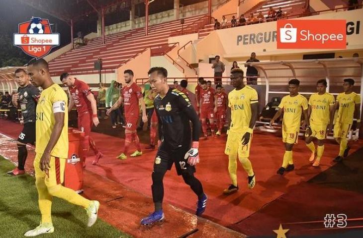 Bhayangkara FC vs Persija Jakarta. (Twitter/@liga1match).