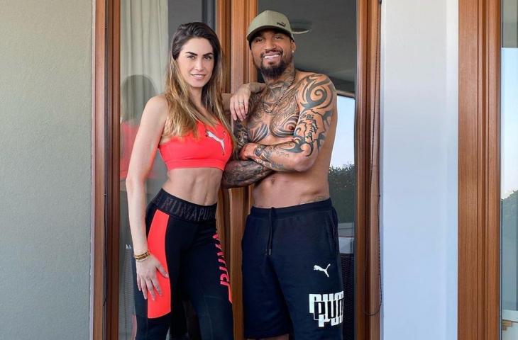 Melissa Satta dan Kevin-Prince Boateng. (Instagram/@melissasatta).