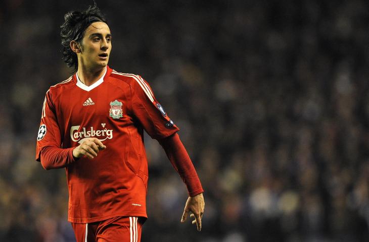 Mantan pemain Liverpool, Alberto Aquilani. (Andrew Yates/AFP).