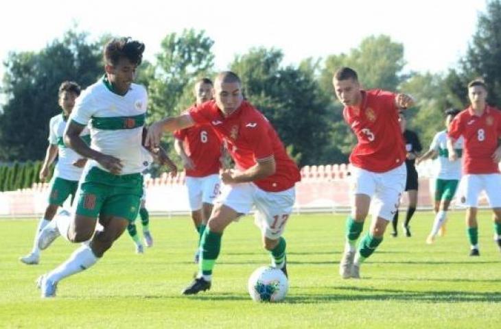 Penampilan Timnas Indonesia U-19 saat beruji coba melawan Bulgaria. [Dok. PSSI]